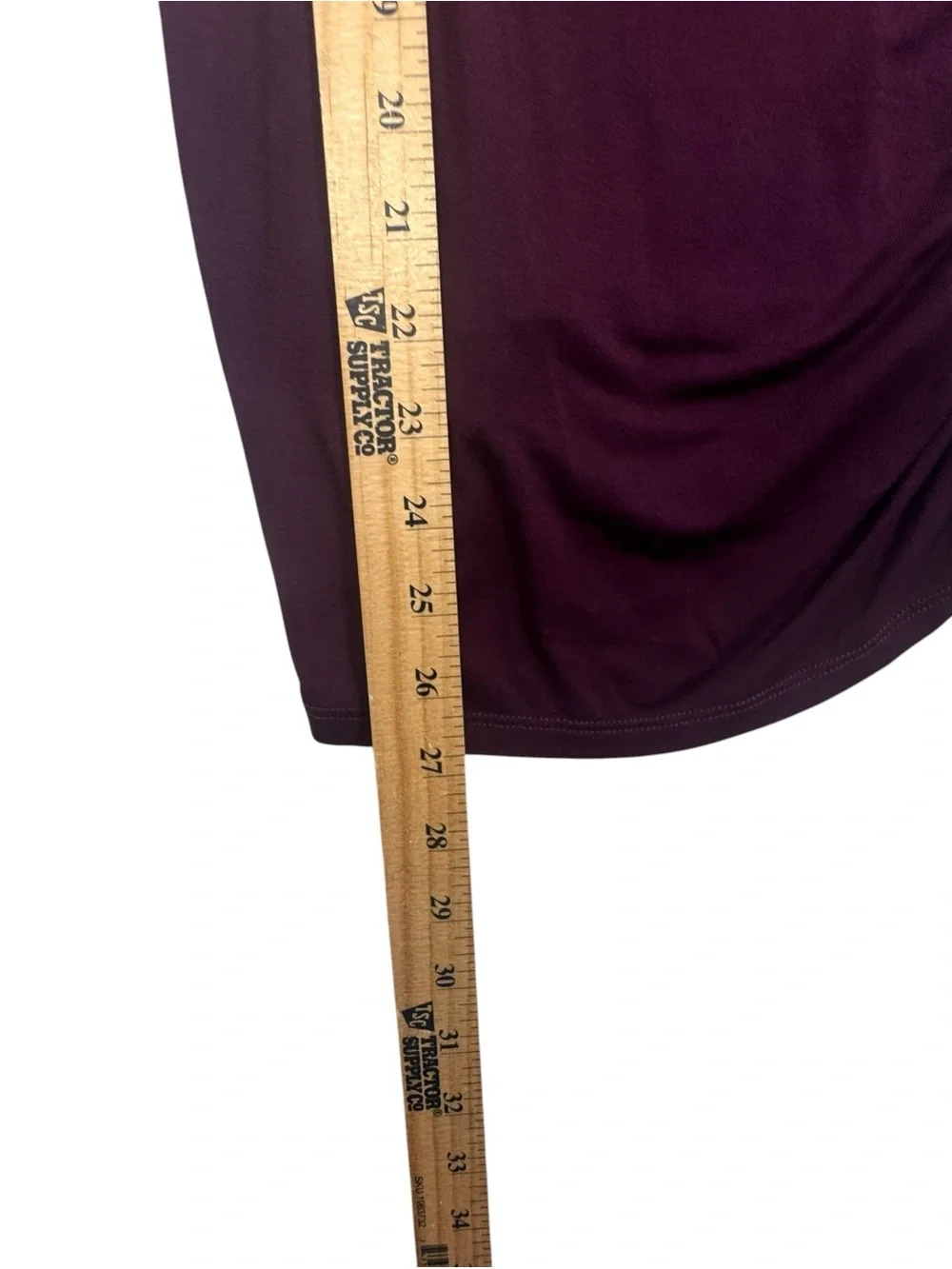 Boden Blouson Wrap Top Burgundy V Neck Cuff Long Sleeve Size 8